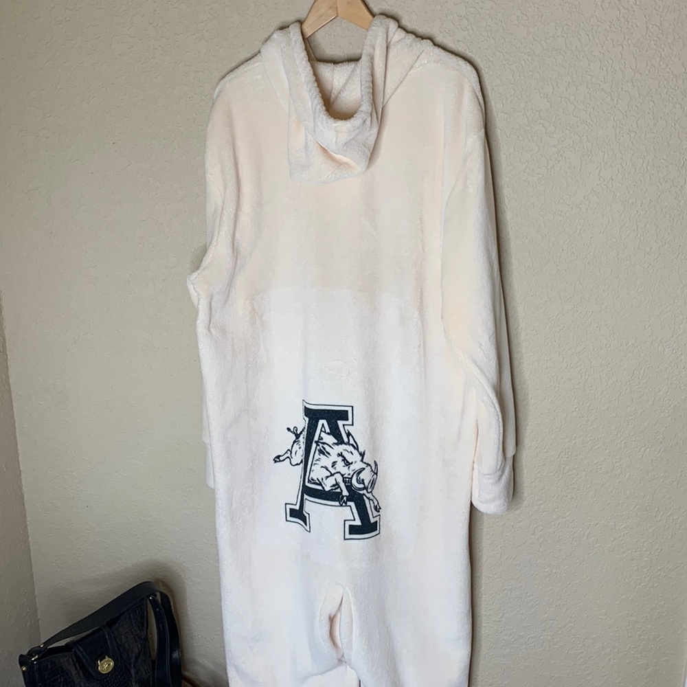 Arkansas Razorbacks Adult Footie Pajamas one piece